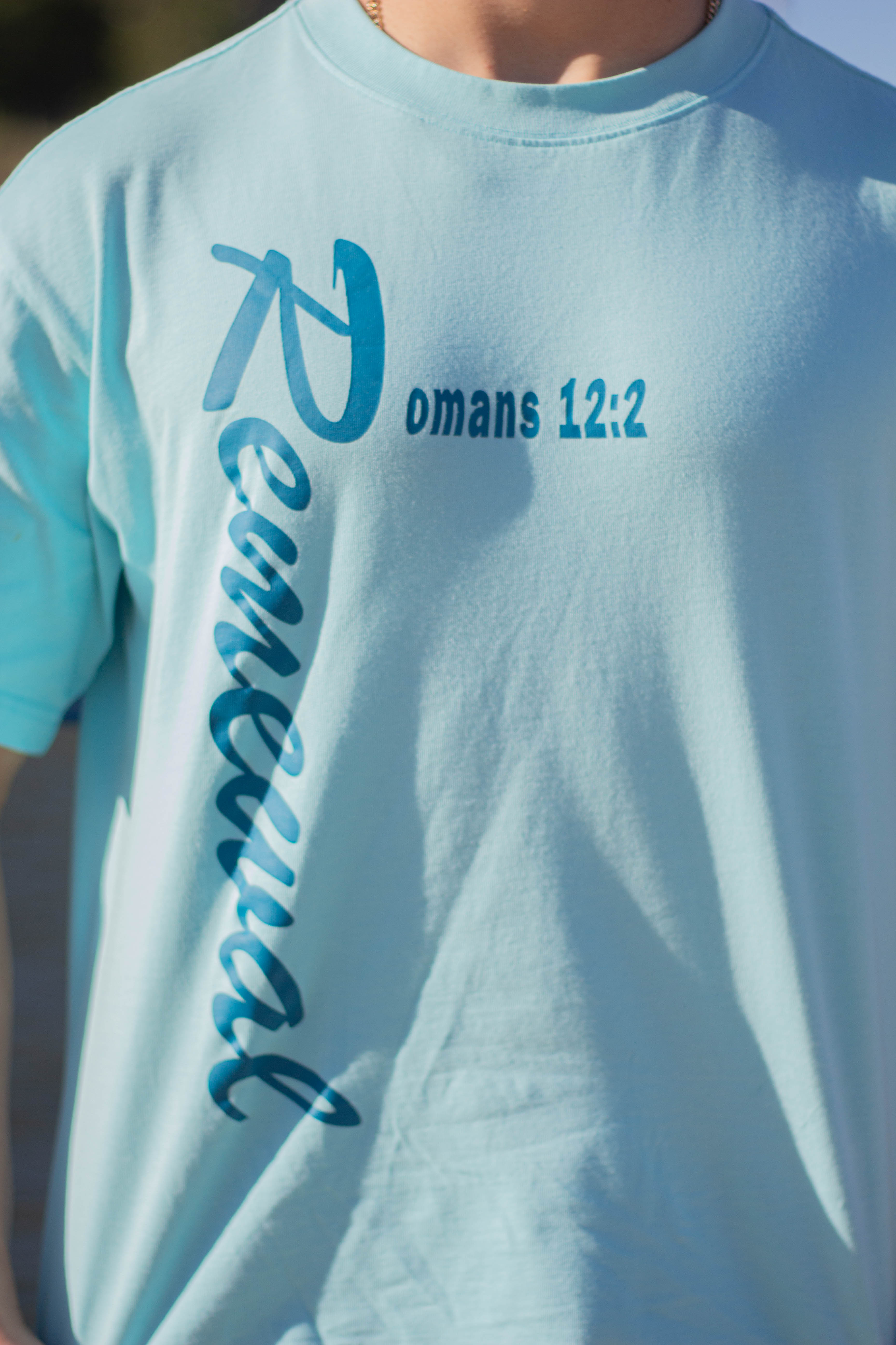 "RENEWAL" Loose Fit Tee - Blue
