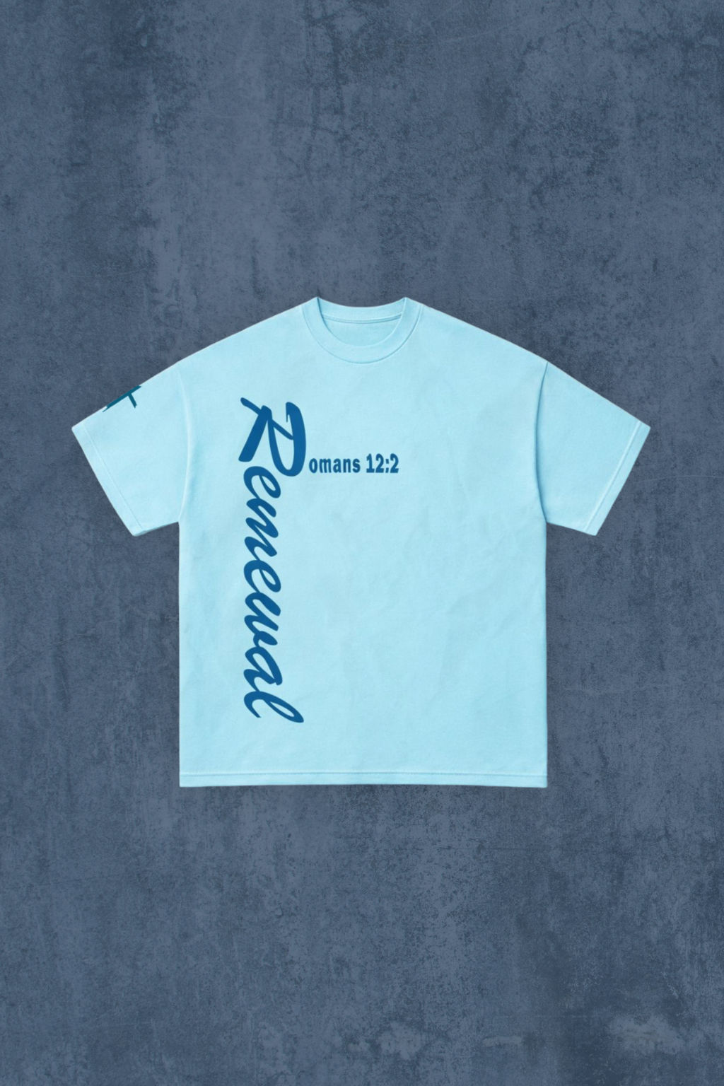 "RENEWAL" Loose Fit Tee - Blue