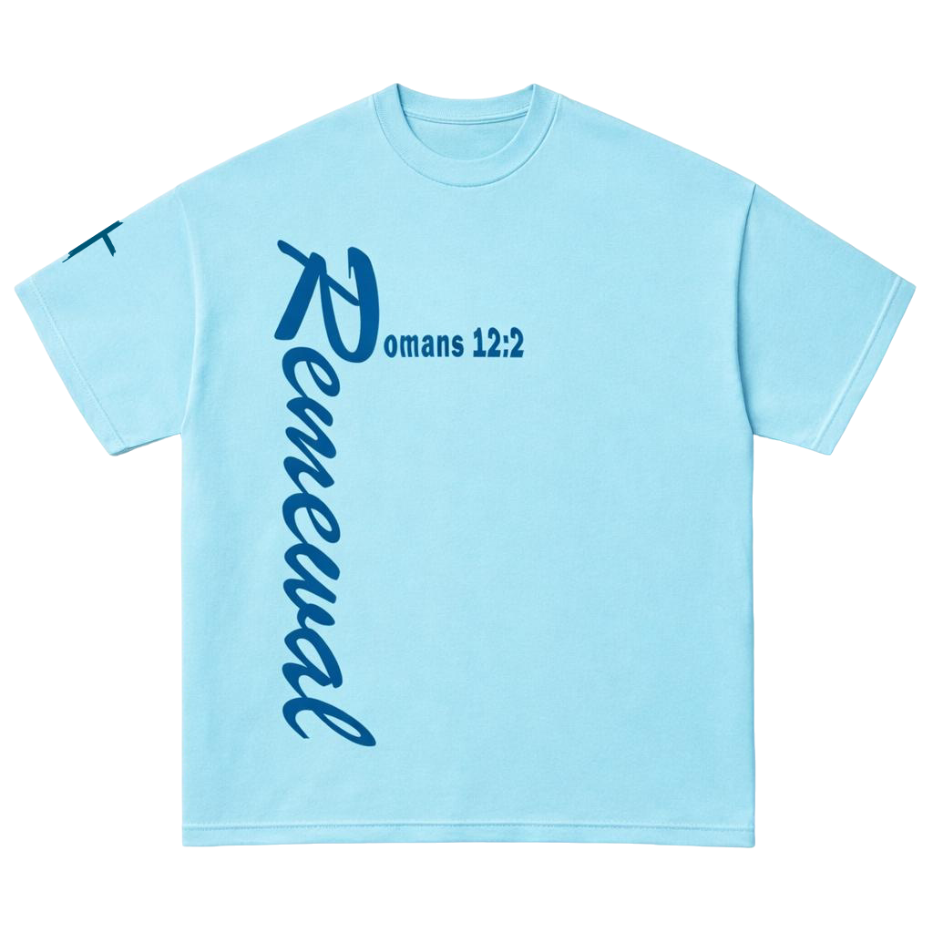 "RENEWAL" Loose Fit Tee - Blue
