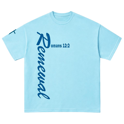 "RENEWAL" Loose Fit Tee - Blue
